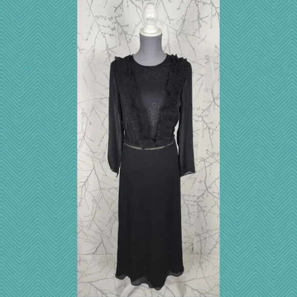 brown pleated maxi dress Petal and Pup Women's Naira Pleated Maxi Dress